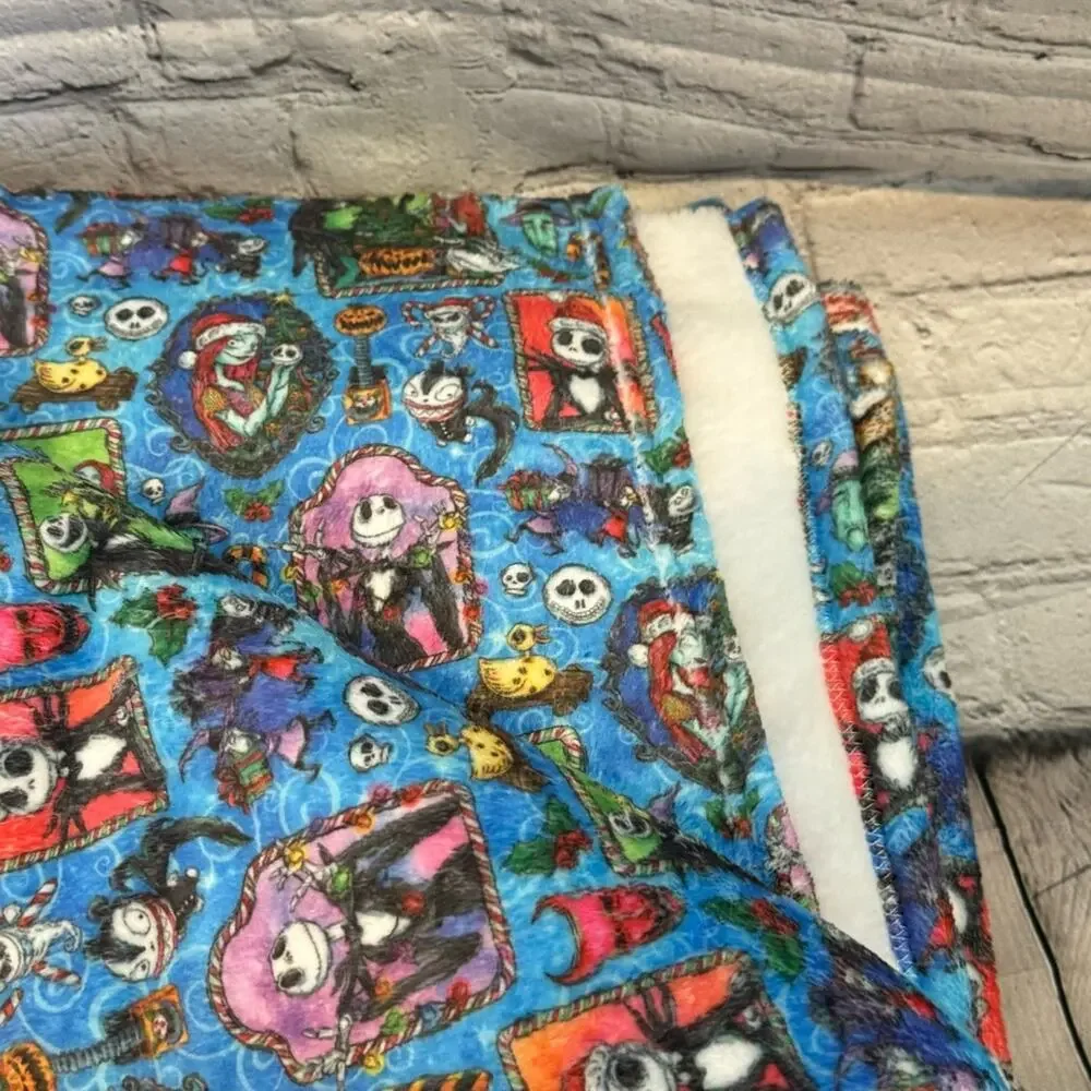 Feral Kids Bamboo Nightmare Before Christmas Fleece Blanket